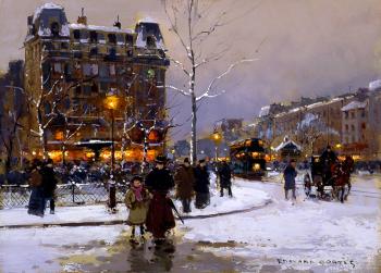 Place Pigalle in Winter